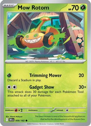 Image of Mow Rotom 009  SV10 Destined Rivals - Common