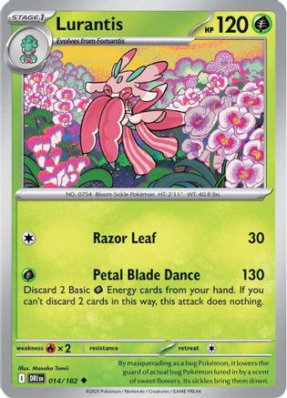 Image of Lurantis 014  - Reverse Holofoil SV10 Destined Rivals - Uncommon