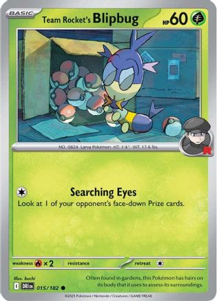 Image of Team Rocket's Blipbug 015  SV10 Destined Rivals - Common