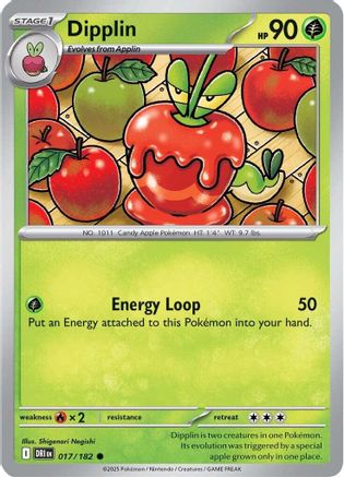 Image of Dipplin 017  - Reverse Holofoil SV10 Destined Rivals - Common