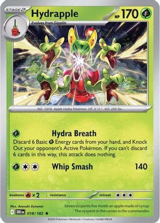Image of Hydrapple 018/182  - Holofoil SV10 Destined Rivals - Rare
