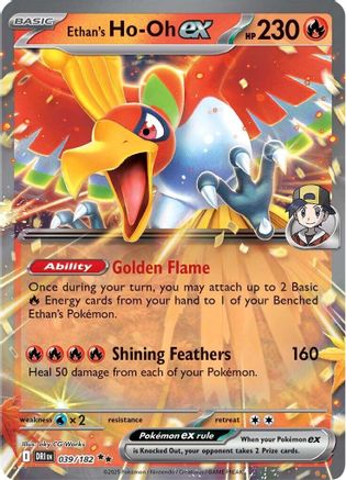 Image of Ethan's Ho 039/182  - Holofoil SV10 Destined Rivals - Double Rare