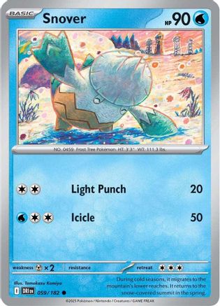 Image of Snover 059  - Reverse Holofoil SV10 Destined Rivals - Common