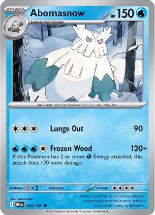 Image of Abomasnow 060  SV10 Destined Rivals - Uncommon