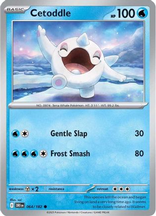 Image of Cetoddle 064  - Reverse Holofoil SV10 Destined Rivals - Common