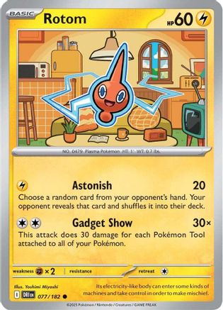 Image of Rotom 077/182  SV10 Destined Rivals - Common