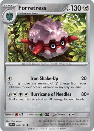 Image of Forretress 140  SV10 Destined Rivals - Uncommon