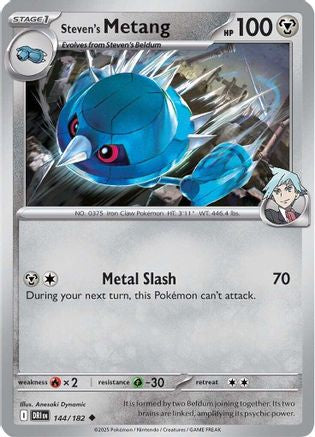 Image of Steven's Metang 144  - Reverse Holofoil SV10 Destined Rivals - Uncommon