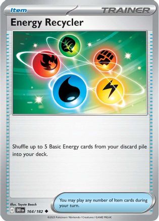 Image of Energy Recycler 164  - Reverse Holofoil SV10 Destined Rivals - Uncommon