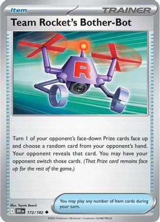 Image of Team Rocket's Bother-Bot 172  SV10 Destined Rivals - Uncommon