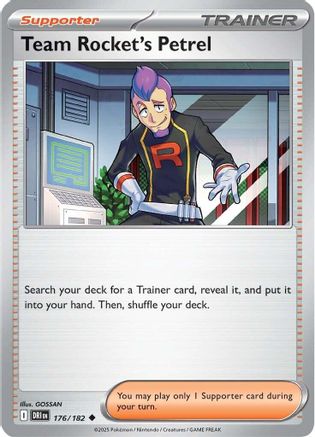 Image of Team Rocket's Petrel 176/182  SV10 Destined Rivals - Uncommon