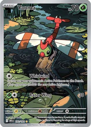 Image of Yanma 183/182  - Holofoil SV10 Destined Rivals - Illustration Rare