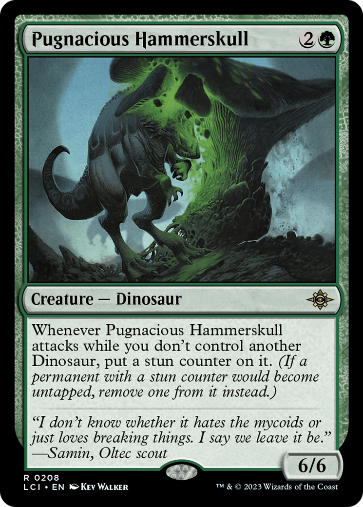 Image of Pugnacious Hammerskull (LCI-208) - The Lost Caverns of Ixalan Foil