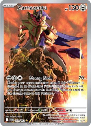 Image of Zamazenta 201/182  - Holofoil SV10 Destined Rivals - Illustration Rare