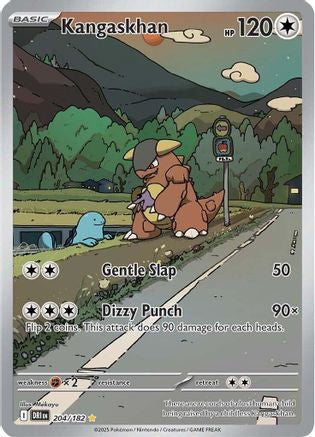 Image of Kangaskhan 204/182  - Holofoil SV10 Destined Rivals - Illustration Rare