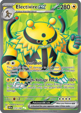 Image of Electivire ex 212/182  - Holofoil SV10 Destined Rivals - Ultra Rare