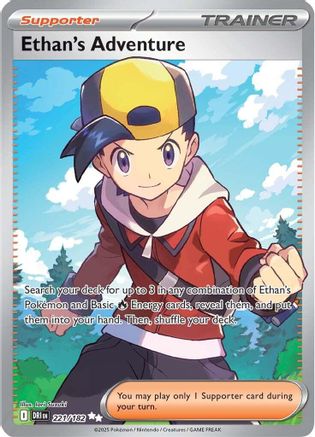 Image of Ethan's Adventure 221/182  - Holofoil SV10 Destined Rivals - Ultra Rare