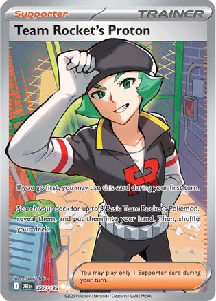 Image of Team Rocket's Proton 227/182  - Holofoil SV10 Destined Rivals - Ultra Rare