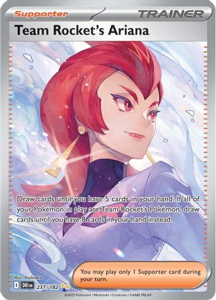 Image of Team Rocket's Ariana 237/182  - Holofoil SV10 Destined Rivals - Special Illustration Rare