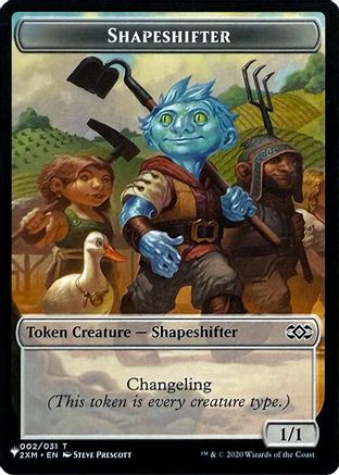 Image of Shapeshifter // Dog Double-Sided Token (LIST-2 // 1) - The List Reprints