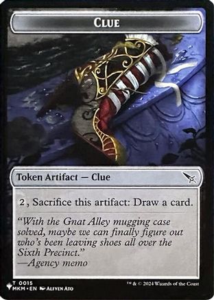 Image of Clue // Copy Double-Sided Token (LIST-15 // 1) - The List Reprints