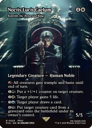 Image of Noctis Lucis Caelum - Kenrith, the Returned King (Showcase) (FCA-023) - FINAL FANTASY: Through the Ages Foil
