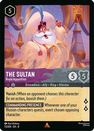 Image of The Sultan - Royal Appaarition (73/204) - Reign of Jafar Cold Foil