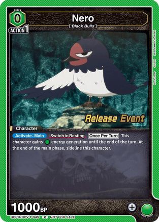 Image of Nero (049) (UEPR/BCV-1-049) - UE08BT Black Clover Release Event Cards