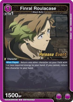 Image of Finral Roulacase (013) (UEPR/BCV-1-013) - UE08BT Black Clover Release Event Cards