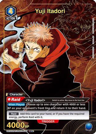 Image of Yuji Itadori (1-040) (SR*) (UEX02BT/JJK-1-040) - UEX02BT Jujutsu Kaisen Vol2 Foil