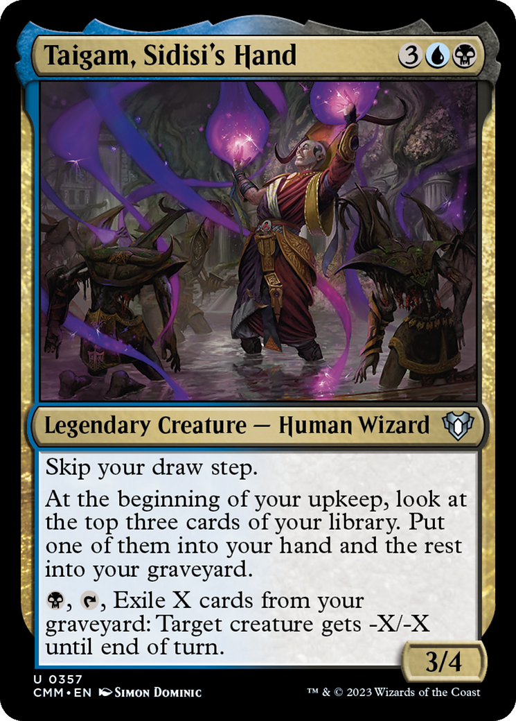 Image of Taigam, Sidisi's Hand (CMM-357) - Commander Masters