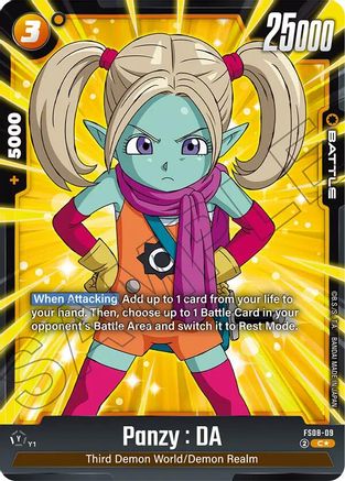 Image of Panzy : DA (Bonus Pack Alternate Art) (FS08-09) - Starter Deck 8 Vegeta Mini Super Saiyan 3 Holofoil