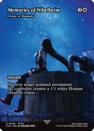 Image of Memories of Nibelheim - Stroke of Midnight (Showcase) (FCA-026) - FINAL FANTASY: Through the Ages