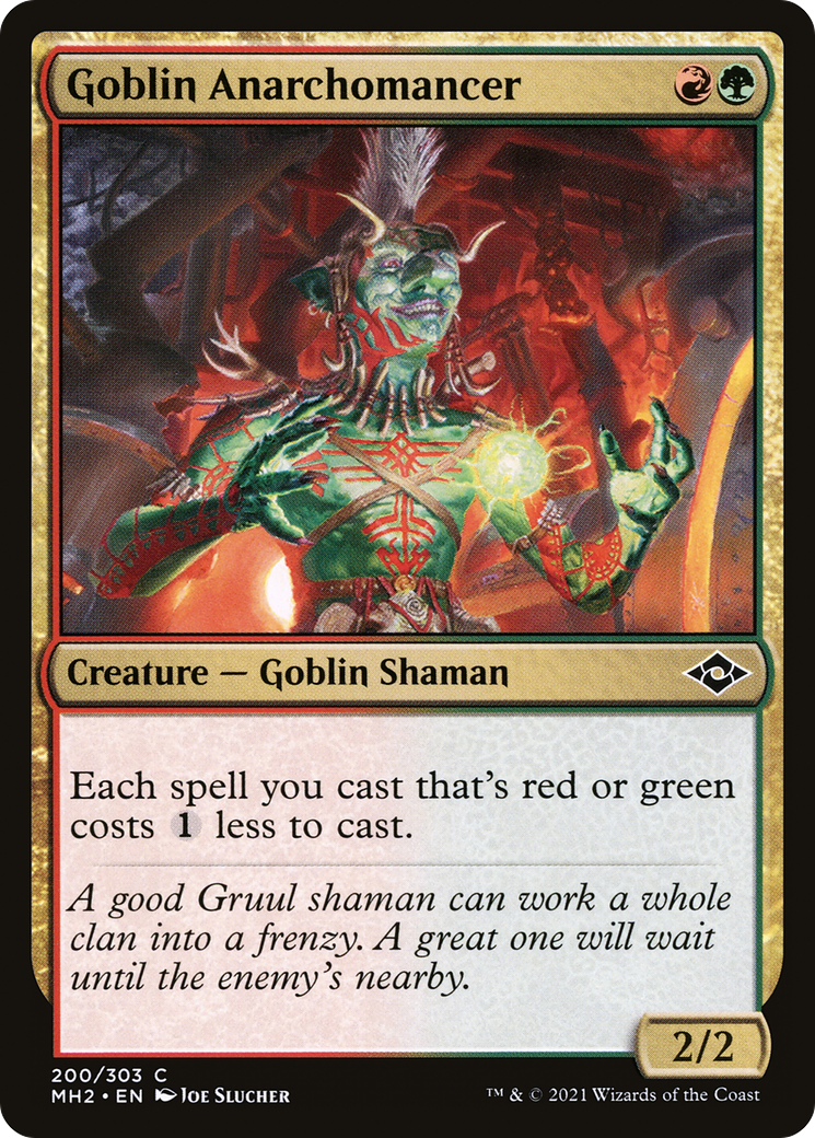 Image of Goblin Anarchomancer (MH2-200) - Modern Horizons 2 Foil