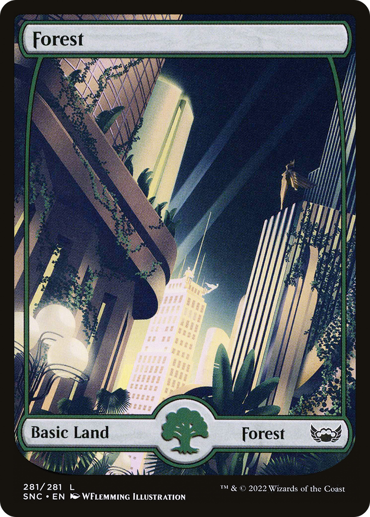 Image of Forest (281) (SNC-281) - Streets of New Capenna: (Full Art) Foil