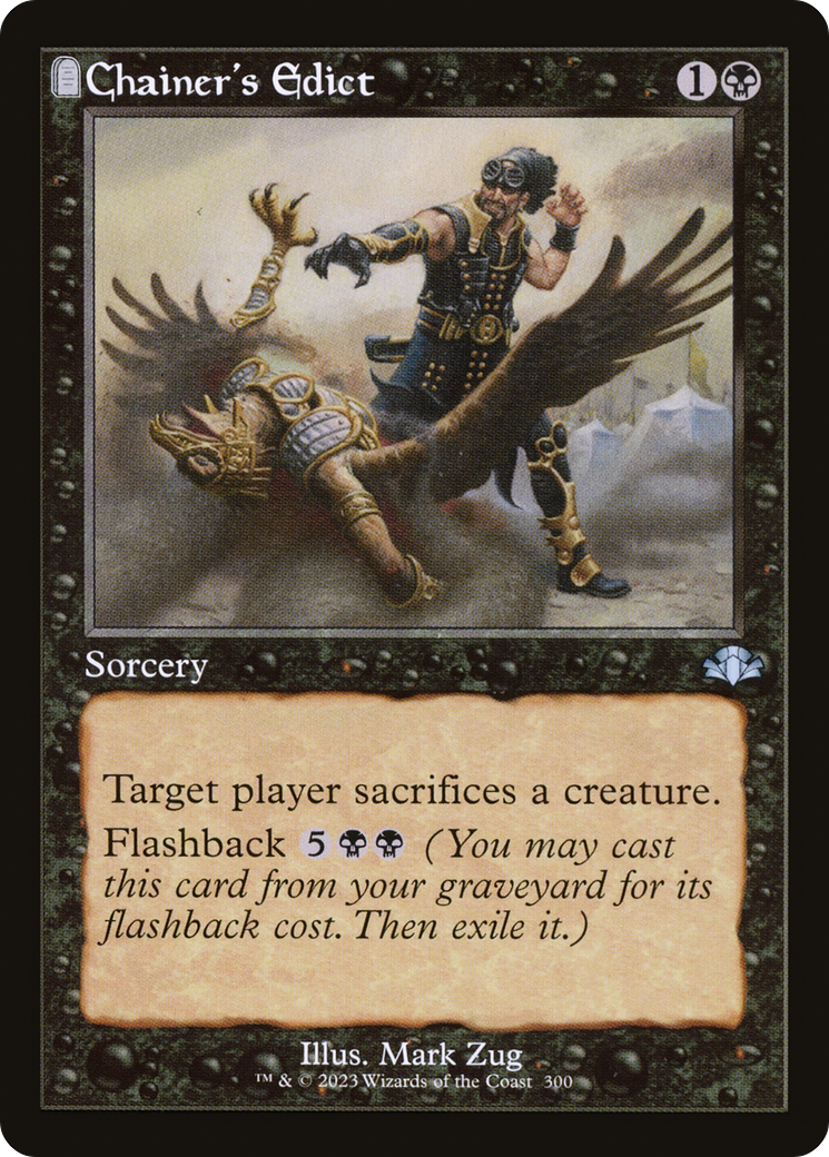 Image of Chainer's Edict (Retro Frame) (DMR-300) - Dominaria Remastered: (tombstone)