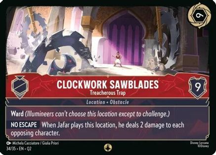 Image of Clockwork Sawblades - Treacherous Trap (34/35) - Illumineers Quest Palace Heist