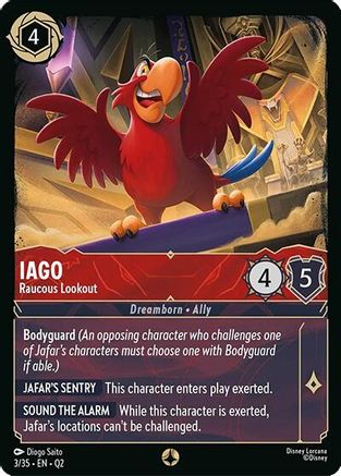 Image of Iago - Raucous Lookout (3/35) - Illumineers Quest Palace Heist