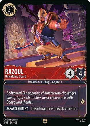 Image of Razoul - Unyielding Guard (4/35) - Illumineers Quest Palace Heist