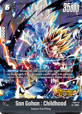 Image of Son Gohan : Childhood (FS09-10) - Starter Deck 9 Shallot Holofoil