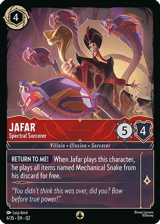 Image of Jafar - Spectral Sorcerer (6/35) - Illumineers Quest Palace Heist