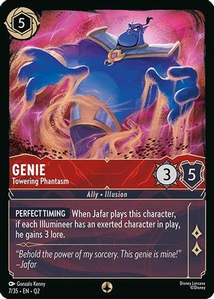 Image of Genie - Towering Phantasm (7/35) - Illumineers Quest Palace Heist