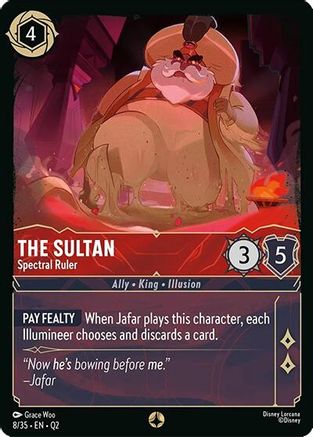 Image of The Sultan - Spectral Ruler (8/35) - Illumineers Quest Palace Heist