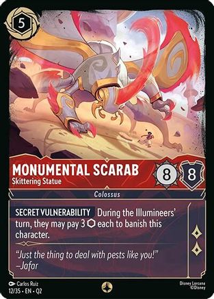 Image of Monumental Scarab - Skittering Statue (12/35) - Illumineers Quest Palace Heist