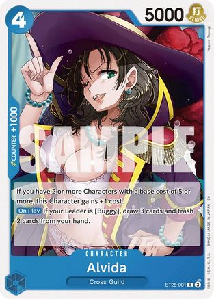 Image of Alvida (ST25-001) - Starter Deck 25: BLUE Buggy
