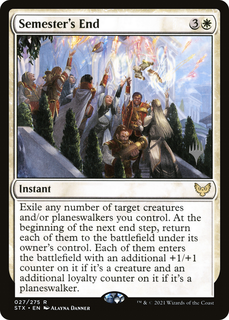 Image of Semester's End (PPSTX-27P) - Strixhaven: School of Mages Promos