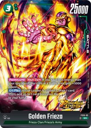 Image of Golden Frieza (FS10-03) - Starter Deck 10 Giblet Holofoil