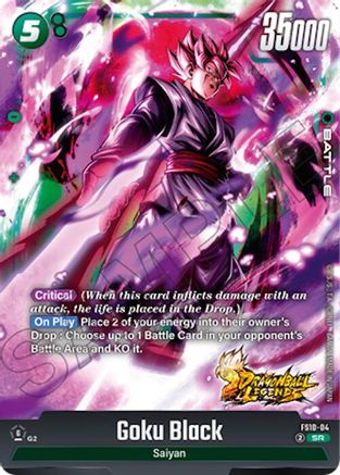 Image of Goku Black (FS10-04) - Starter Deck 10 Giblet Holofoil