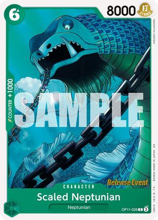 Image of Scaled Neptunian (OP11-026) - A Fist of Divine Speed Release Event Cards