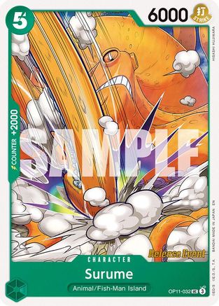 Image of Surume (OP11-032) - A Fist of Divine Speed Release Event Cards